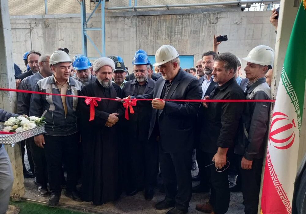 افتتاح شرکت فولاد دشتستان زرندیه در حضور وزیر صمت