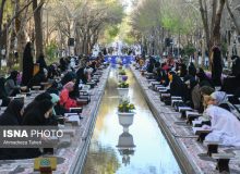 آیین جزخوانی قرآن کریم در چهارباغ اصفهان