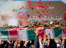 تشییع و خاکسپاری پیکر شهید گمنام در وزارت امور اقتصادی و دارایی