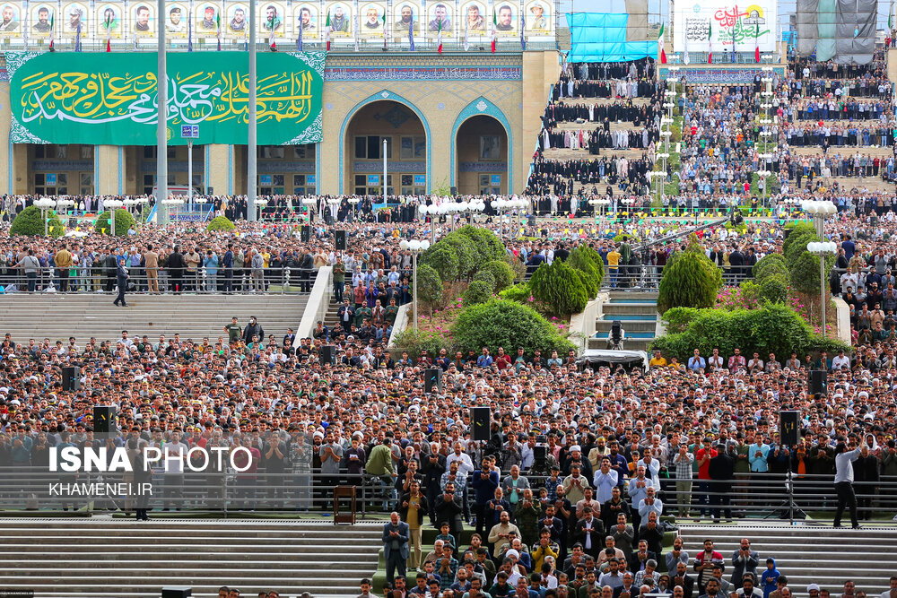 گزارش مادوند از اقامه باشکوه نماز عید فطر در مصلای امام خمینی(ره) تهران