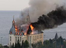 تخریب قلعه «هری‌پاتر» در اوکراین